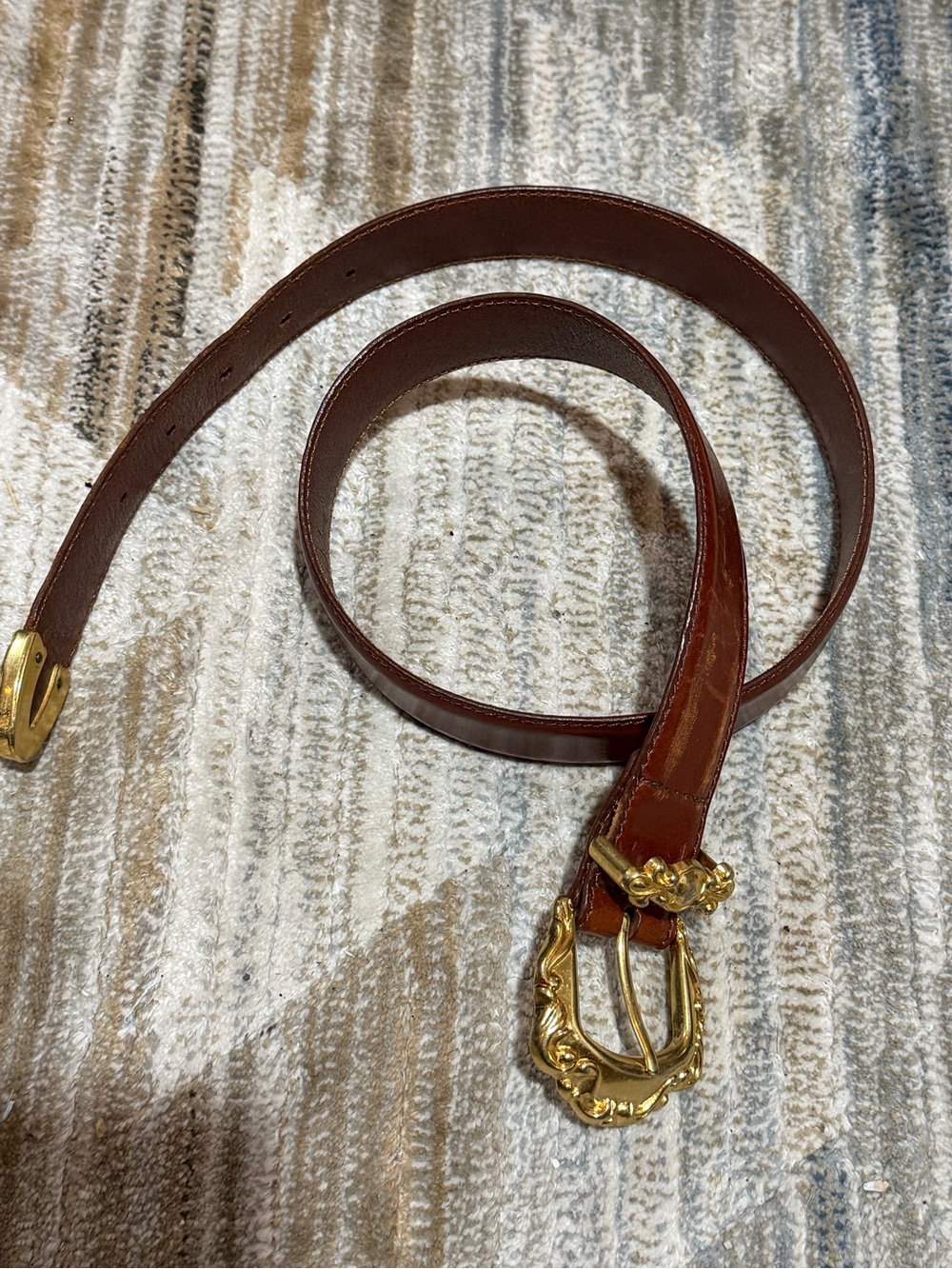 Fossil Men’s Brown Leather Belt - Classic Casual Style